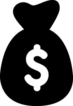 Money Sack Line Art Illustration Svg, Free Vectors File